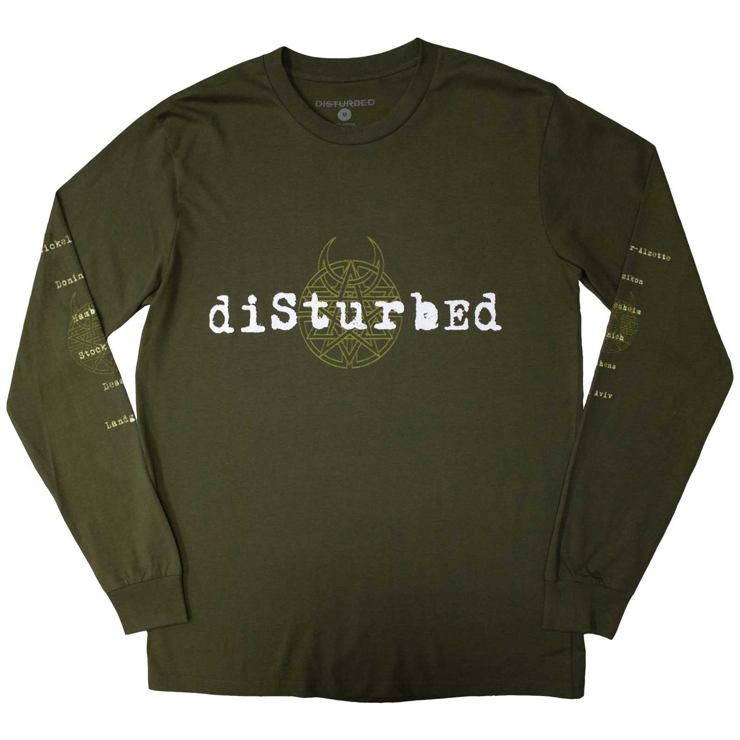 Disturbed Long Sleeve T Shirt - European Tour '23 Take Back