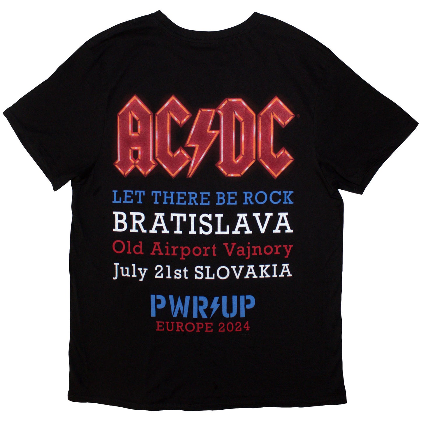 AC/DC T Shirt - PWR Up Bratislava '24