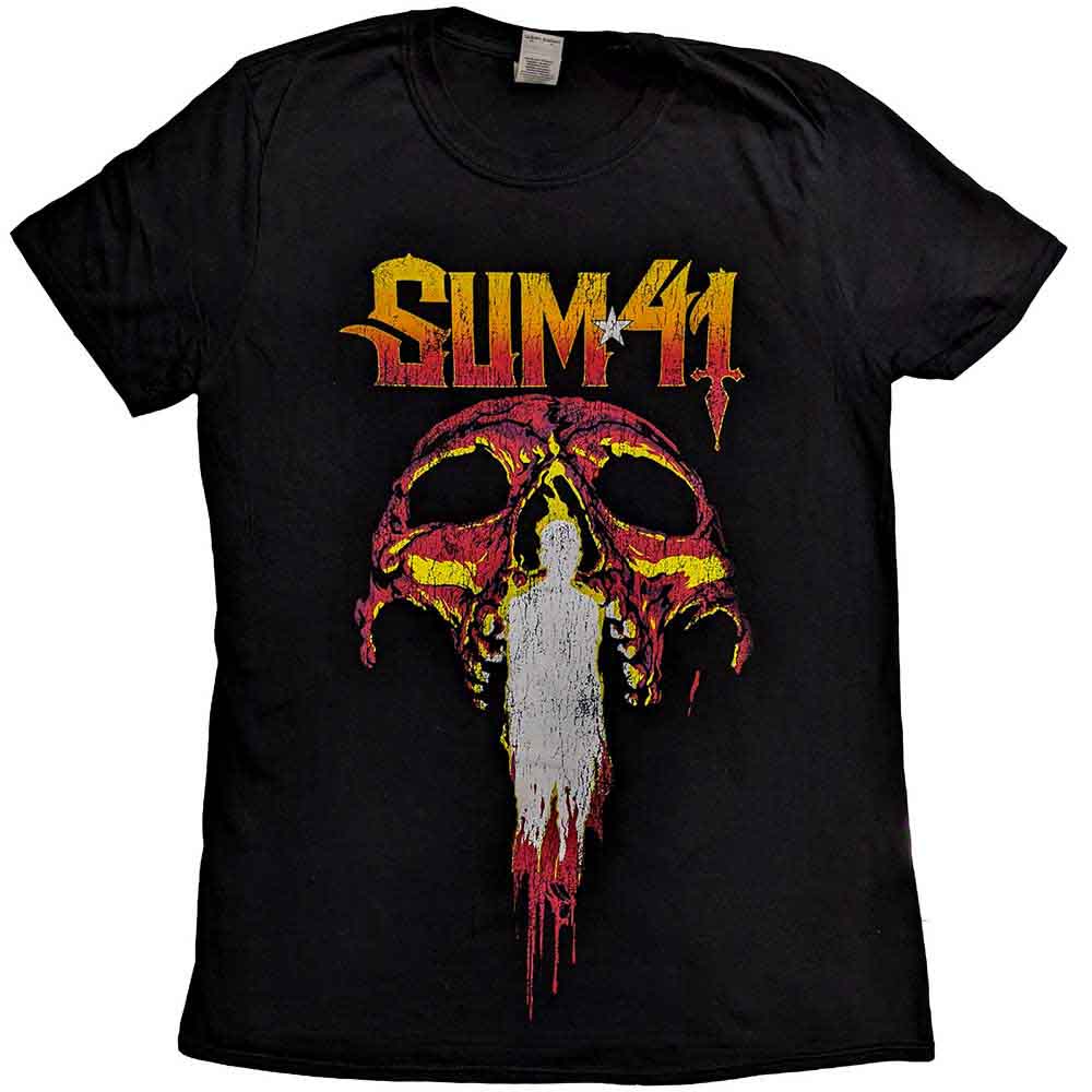 Sum 41 T Shirt - Order In Decline Tour 2020 Candle Skull