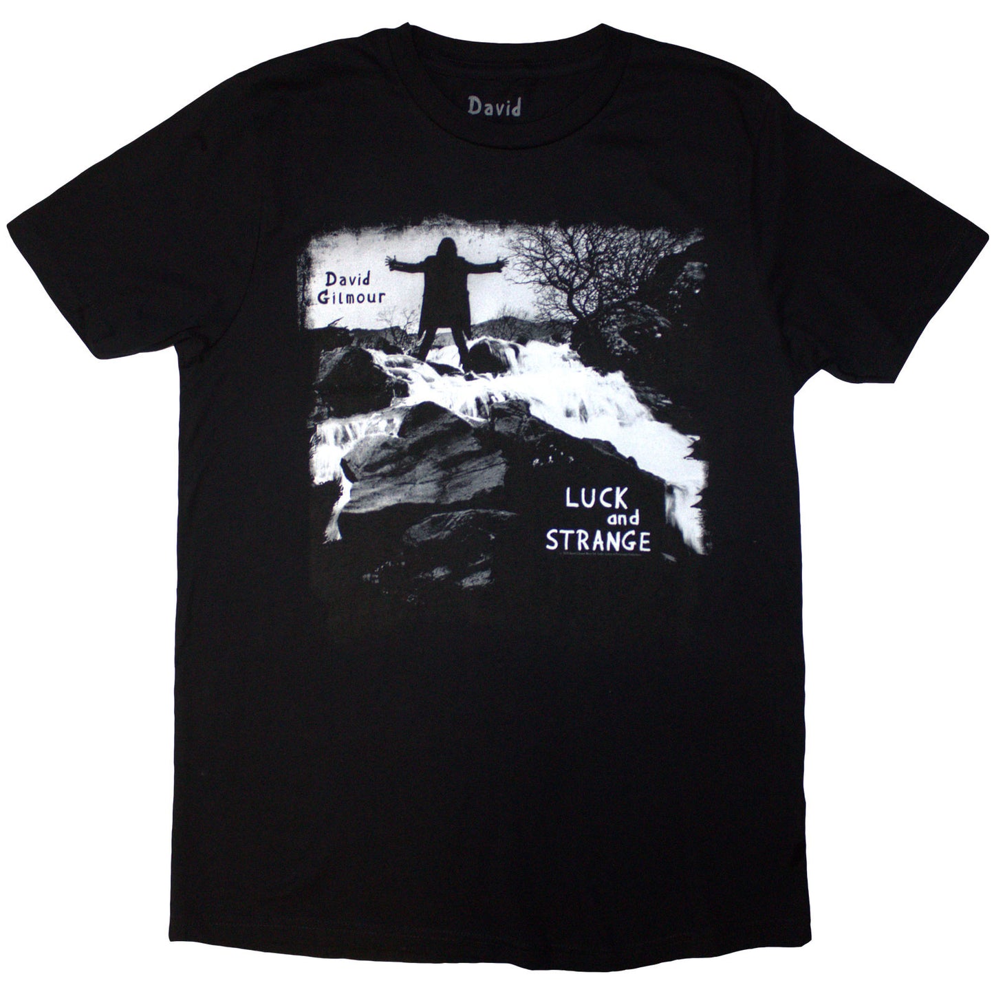David Gilmour T Shirt - Luck & Strange Album Brighton