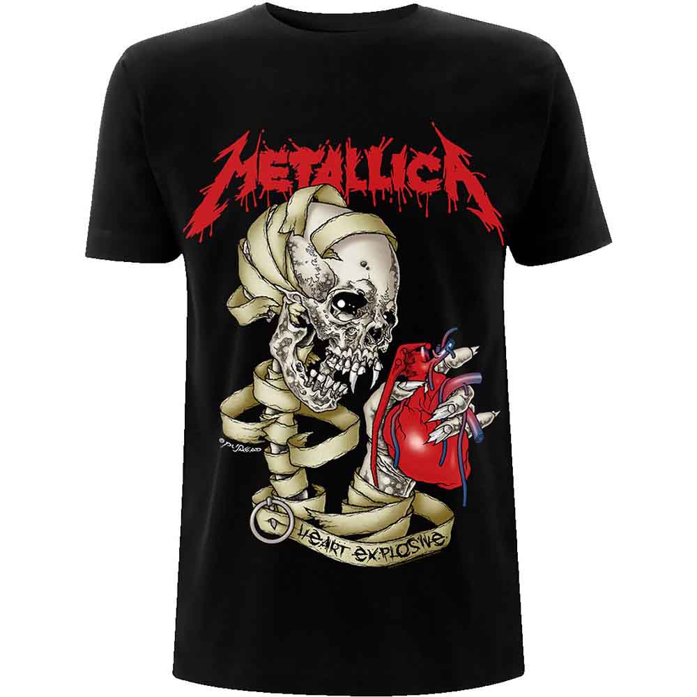 Metallica T Shirt - Heart Explosive