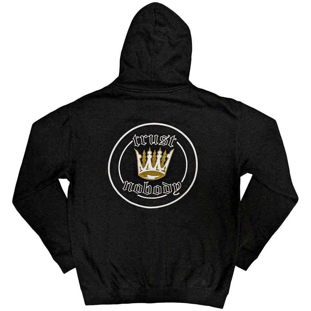 Tupac Zip Hoodie - Crown Seal
