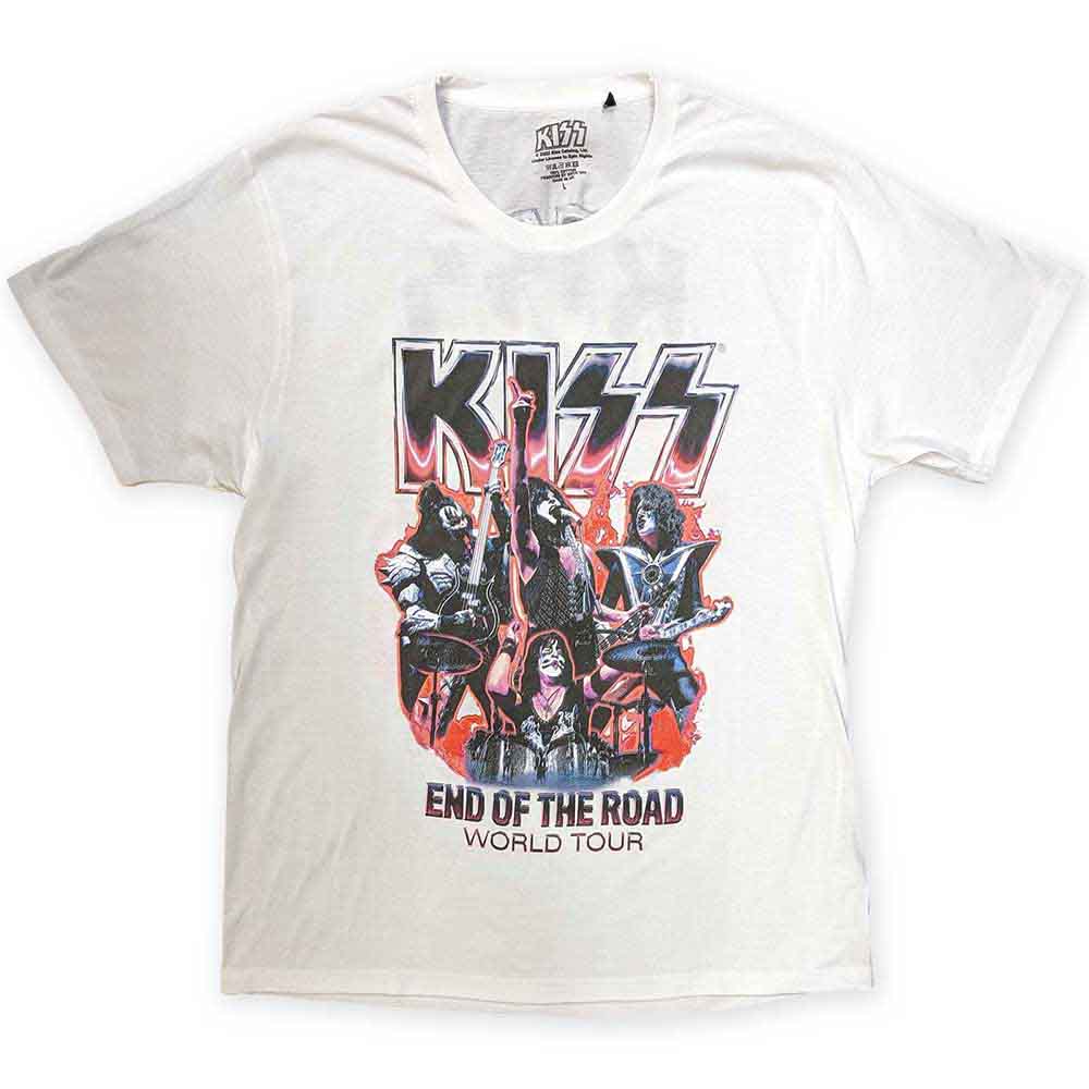 Kiss T Shirt - End Of The Road Band Playing