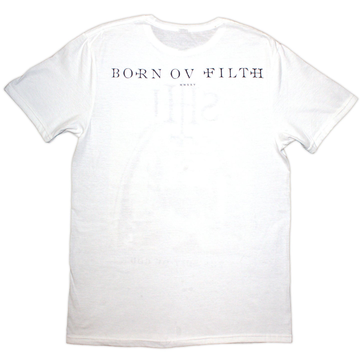 Behemoth T Shirt - The Shit Ov God Sepia Parchment