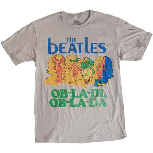 The Beatles Grey T Shirt - Vtge Ob La Di