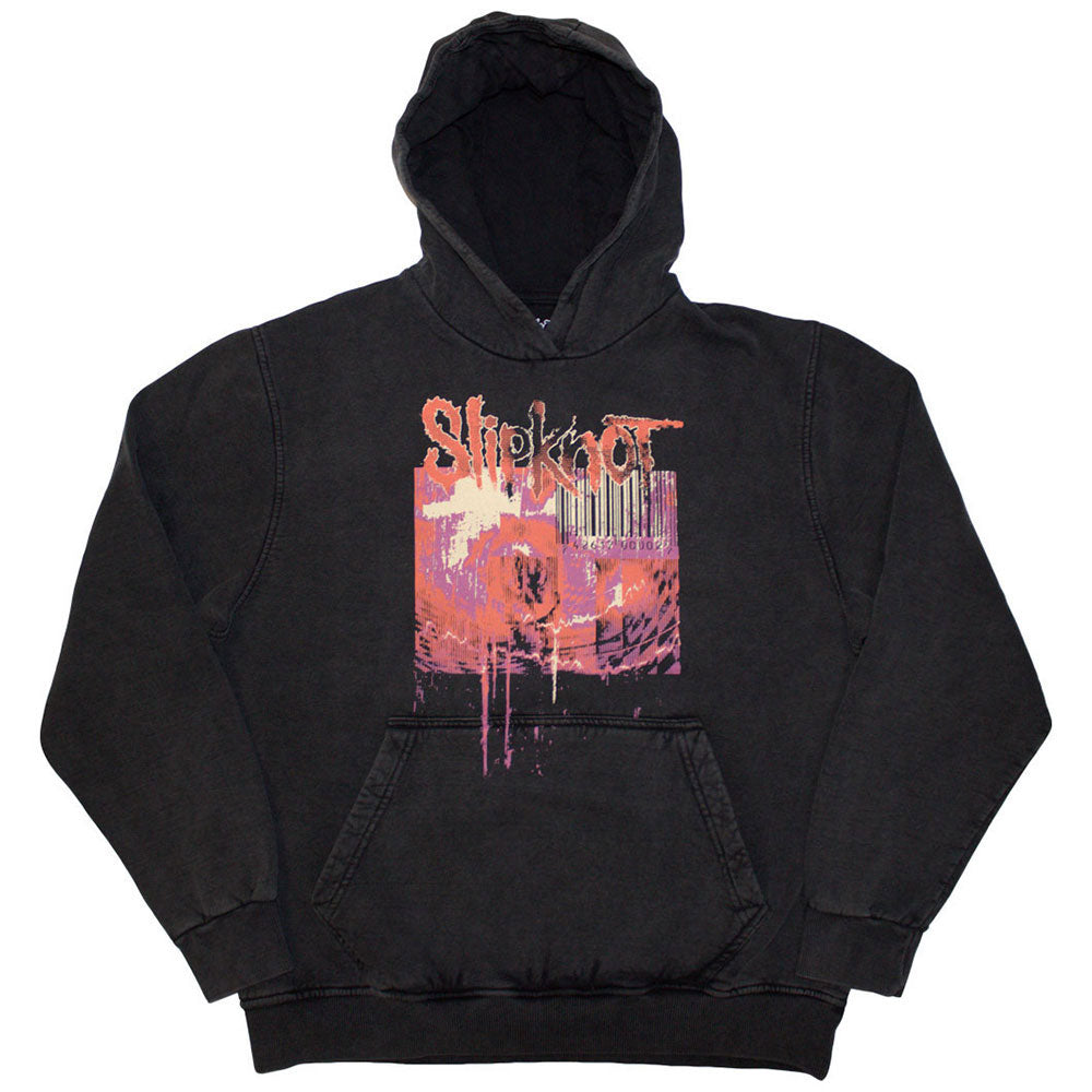 Slipknot Stone Wash Pullover Hoodie - TESF Barcode Stone Wash