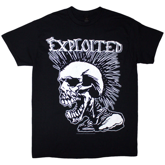 The Exploited T Shirt - Mohican Skull