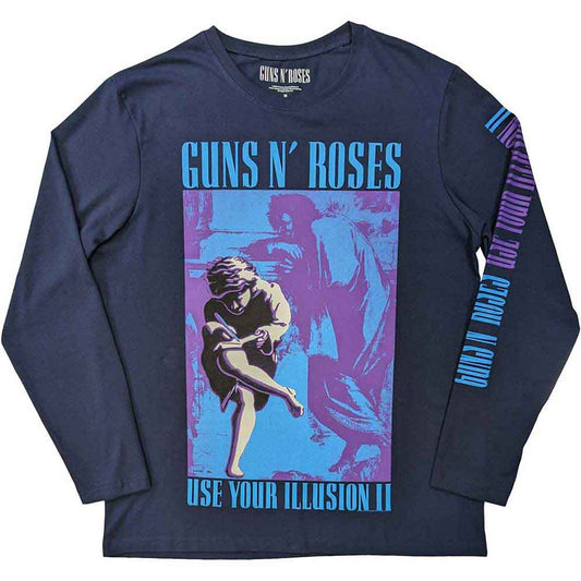 Guns N Roses Long Sleeve T Shirt - Get In The Ring Tour '91-'92