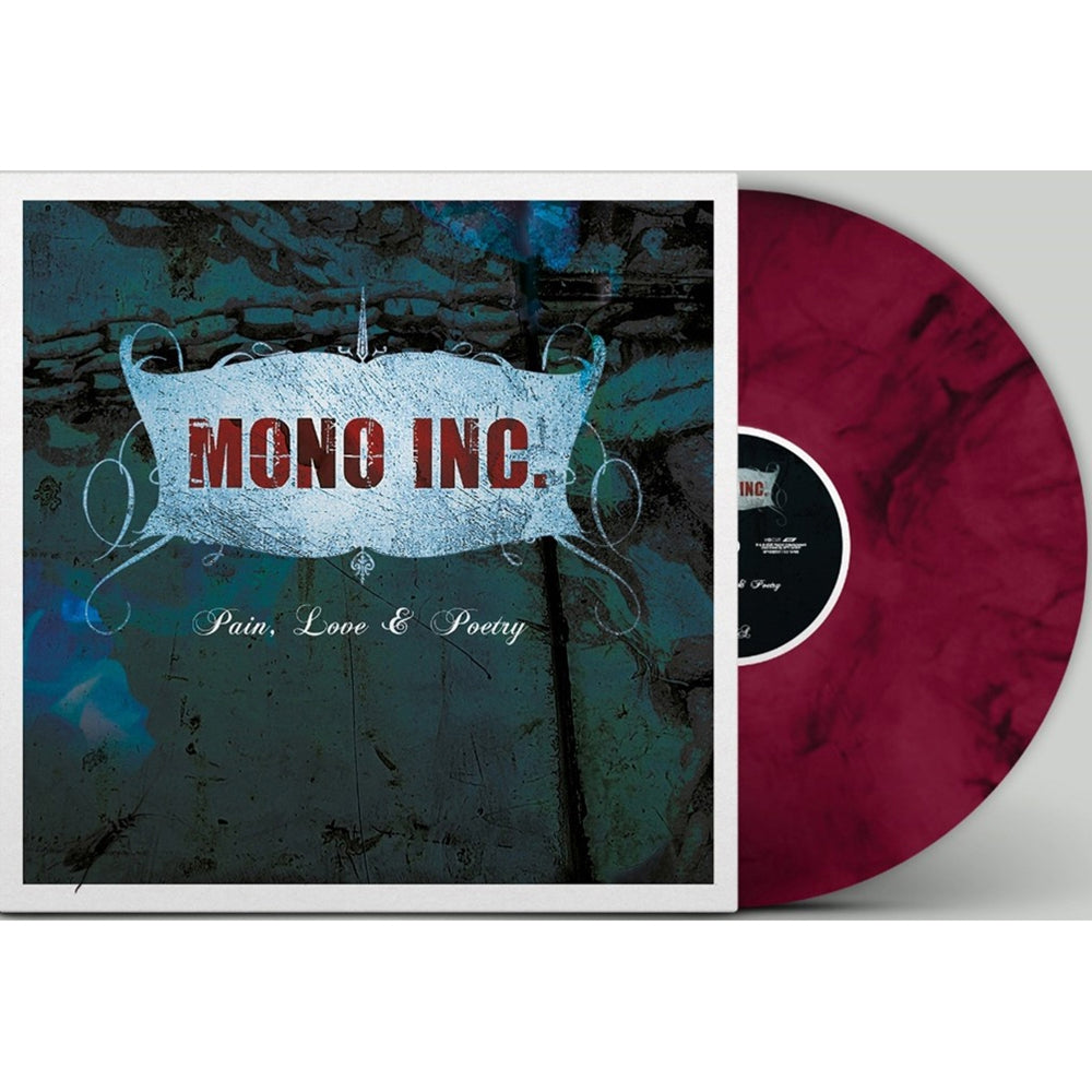 Mono Inc LP - Pain, Love & Poetry (Magenta With Black Streaks) | Buy Now For 38.99