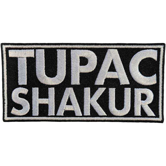Tupac Patches - Iron On - Text Logo