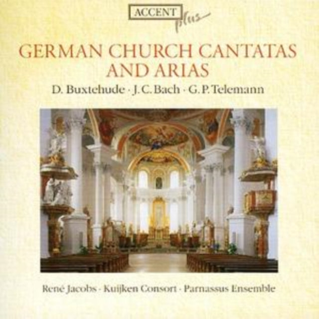 Kuijken Consort / Jacobs / Aerts CD - German Church Cantatas & Arias