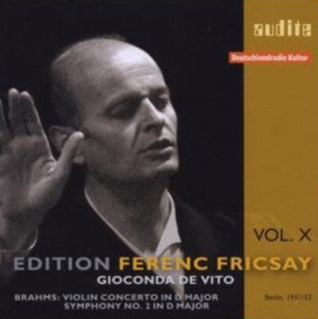Gioconda De Vito / Rias-So CD - Fricsay Conducts Brahms Violi