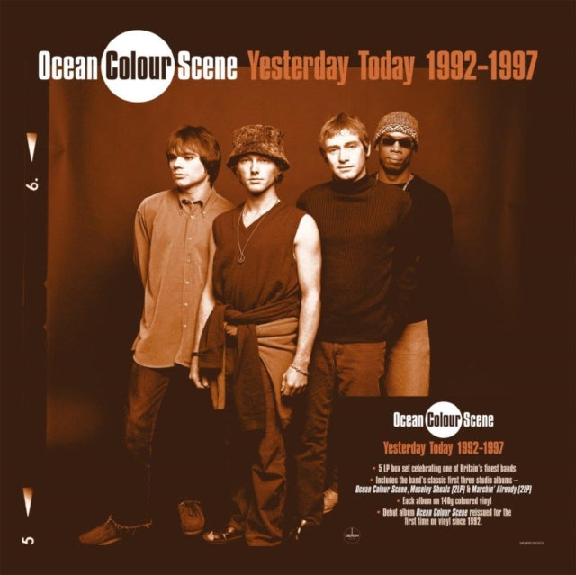 Ocean Colour Scene LP Vinyl Record - Yesterday Today 1992-1997 (Blue/Orange/Red Vinyl)