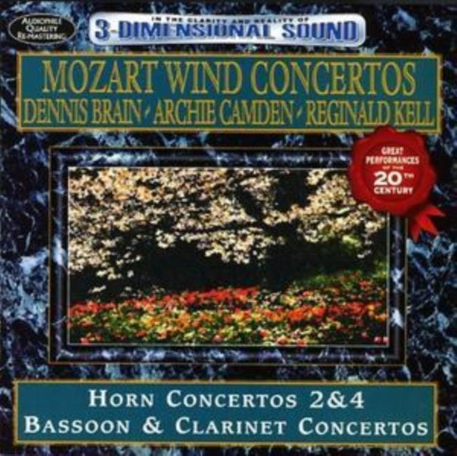 Mozart CD - Wind Concertos: Dennis Brain. Archie Camden. Reginald Kell