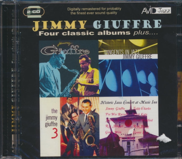 Jimmy Giuffre CD - Four Classic Albums Plus (Jimmy Giuffre / Tangents In Jazz / The Jimmy Giuffre 3 / Historic Jazz Concert At Music Inn)