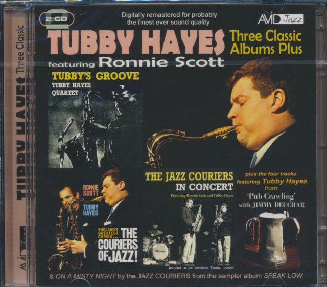 Tubby Hayes CD - Three Classic Albums Plus (The Jazz Couriers - In Concert / The Couriers Of Jazz / Tubby's Groove)