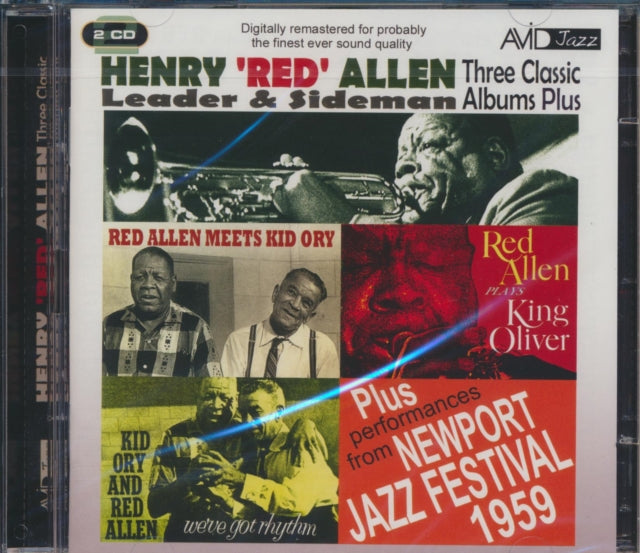 Henry Red Allen CD - Three Classic Albums Plus (Red Allen Meets Kid Ory / Weve Got Rhythm / Red Allen Plays King Oliver)