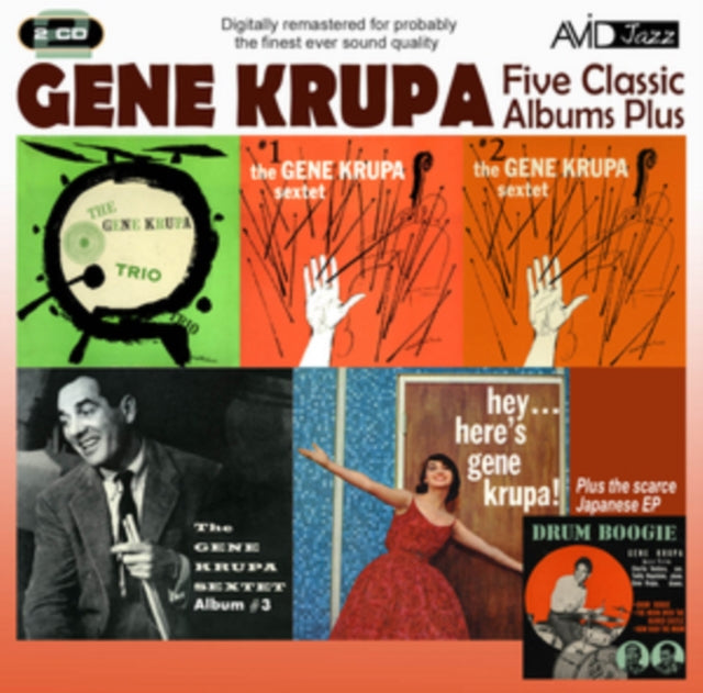 Gene Krupa CD - Five Classic Albums Plus