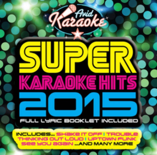 Various Artists CD - Super Karaoke Hits 2015