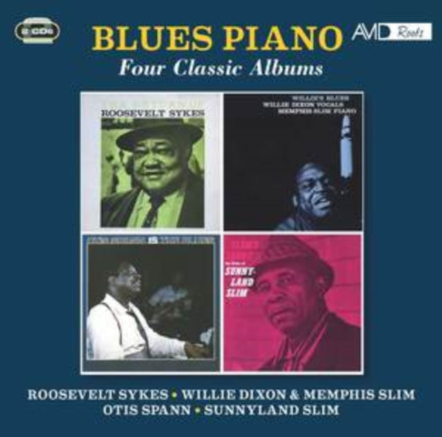 Roosevelt Sykes / Willie Dixon / Memphis Slim / Otis Spann / Sunnyland Slim Blues Piano CD - Four Classic Albums