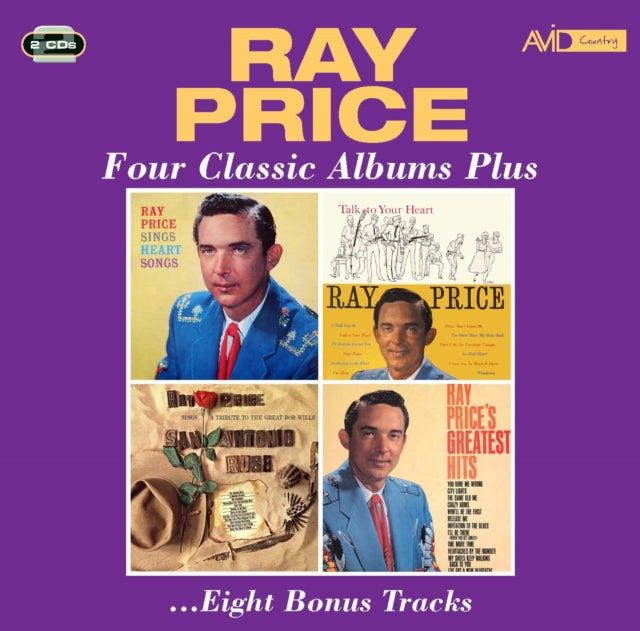 Ray Price CD - Four Classic Albums Plus
