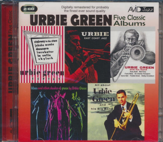 Urbie Green CD - Five Classic Albums (All About Urbie Green / Blues And Other Shades Of Green / Urbie Green And His Band / Urbie Green Septet / Urbie: East Coast Jazz)
