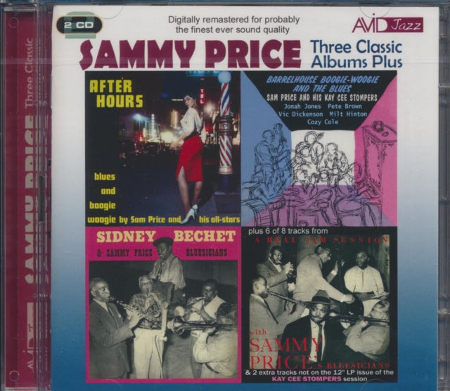 Sammy Price CD - Three Classic Albums Plus (Barrelhouse. Boogie-Woogie And The Blues / After Hours / Sidney Bechet And Sammy Price Bluesicians)