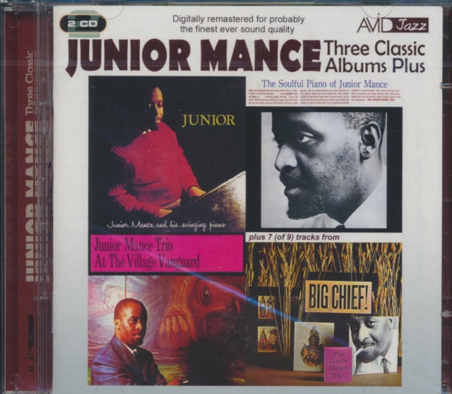 Junior Mance CD - Three Classic Albums Plus (Junior / The Soulful Piano Of Junior Mance / At The Village Vanguard)