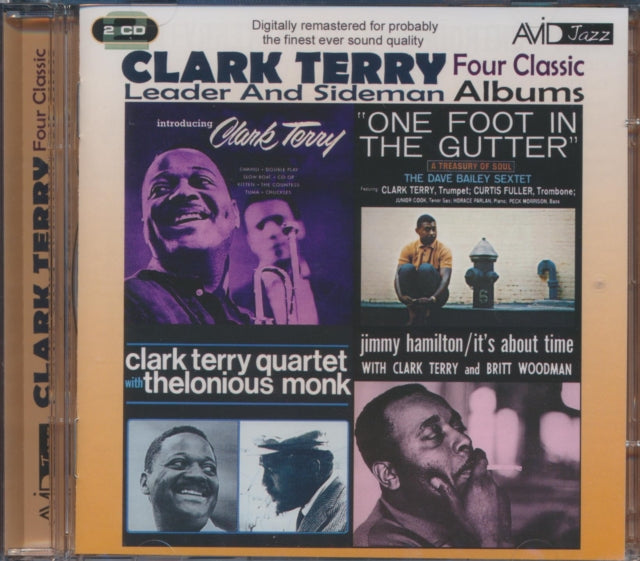 Clark Terry CD - Four Classic Albums (Introducing Clark Terry / One Foot In The Gutter / Clark Terry Quartet With Thelonious Monk / It's About Time)