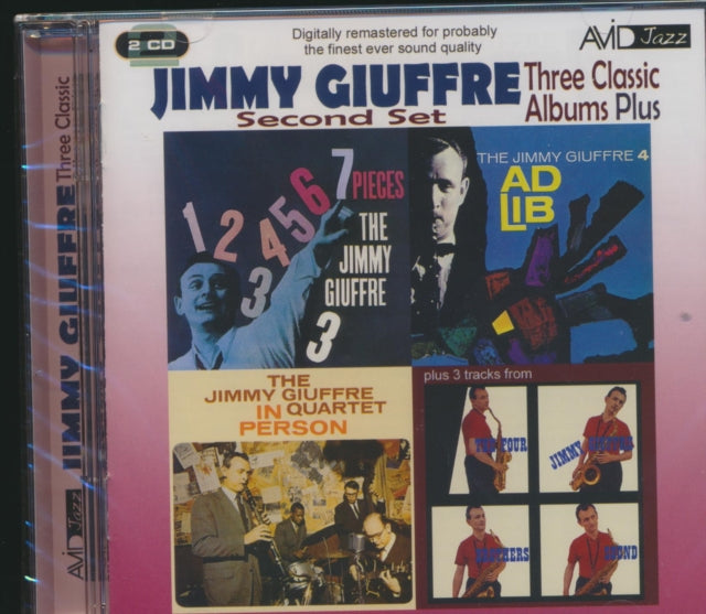 Jimmy Giuffre CD - Three Classic Albums Plus (7 Pieces / Ad Lib / In Person)