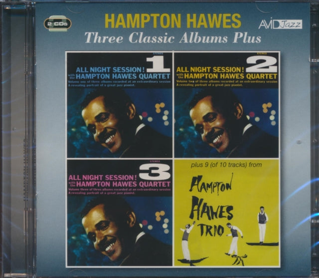 Hampton Hawes CD - Three Classic Albums Plus (All Night Session Vol 1 / All Night Session Vol 2 / All Night Session Vol 3)