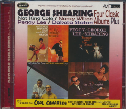 George Shearing CD - Four Classic Albums Plus (The Swingin's Mutual! / In The Night / Beauty And The Beat / Nat King Cole Sings - George Shearing Plays)