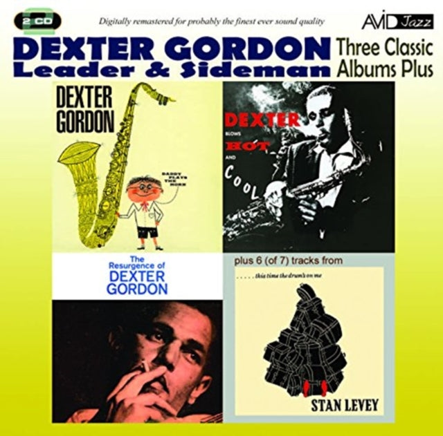 Dexter Gordon CD - Three Classic Albums Plus (Dexter Blows Hot And Cool / The Resurgence Of Dexter Gordon / Daddy Plays The Horn)