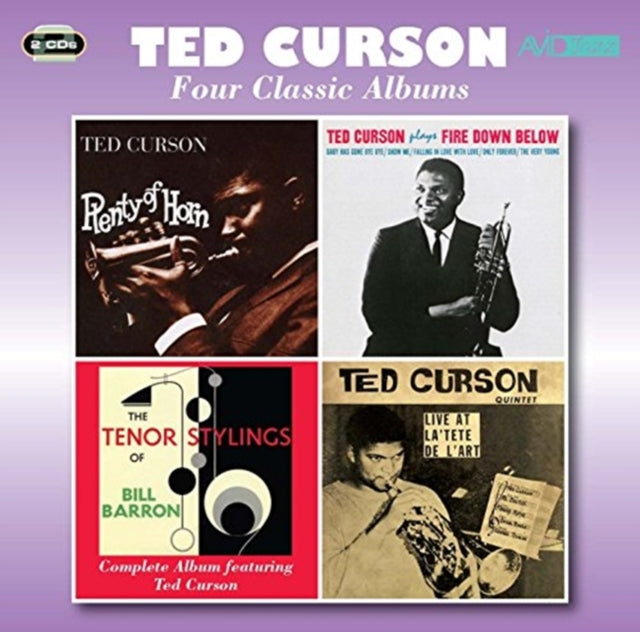 Ted Curson CD - Four Classic Albums (Plenty Of Horn / Fire Down Below / The Tenor Stylings Of Bill Barron / Live At La Tete De Lart)