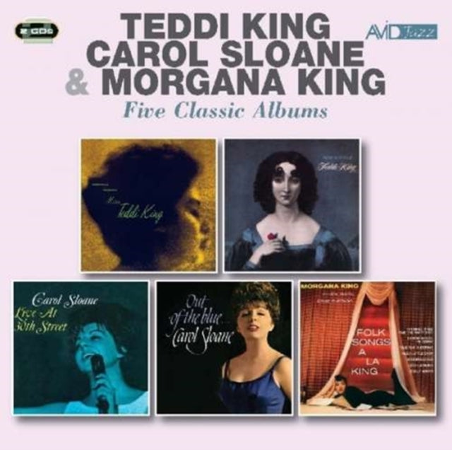 Teddi King / Carol Sloane / Morgana King CD - Five Classic Albums (Storyville Presents Miss Teddi King / George Wein Presents Now In Vogue / Live At 30Th Street / Out Of The Blue / Folk Songs A La King)