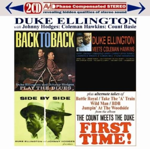 Duke Ellington / Johnny Hodges / Coleman Hawkins / Count Basie CD - Three Classic Albums Plus (Back To Back / Side By Side / Duke Ellington Meets Coleman Hawkins)