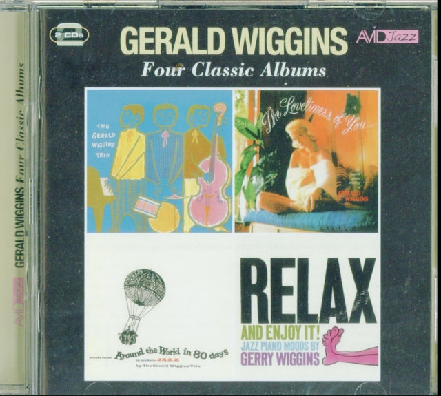 Gerald Wiggins CD - Four Classic Albums (The Gerald Wiggins Trio / The Loveliness Of You / Music From Around The World In Eighty Days / Relax And Enjoy It)