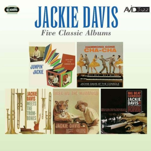 Jackie Davis CD - Five Classic Albums (Jumpin Jackie / Hammond Gone Cha Cha / Meets The Trombones / Tiger On The Hammond / Big Beat Hammond)