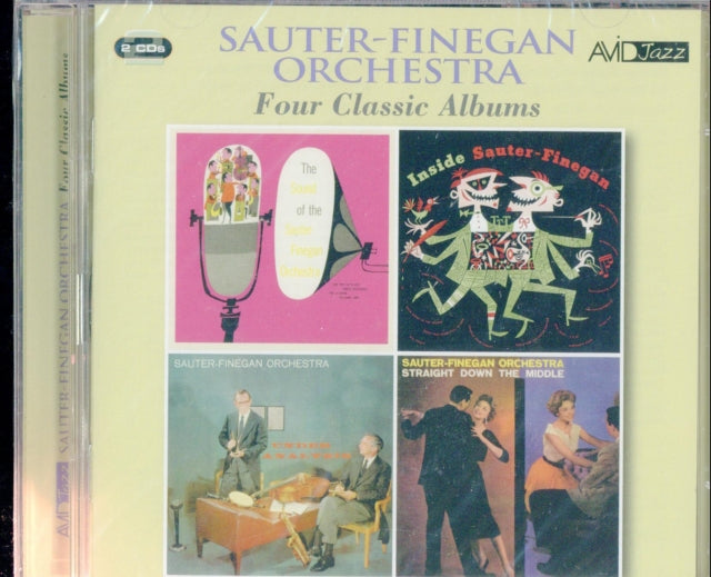 Sauter-Finegan Orchestra CD - Four Classic Albums (The Sound Of The Sauter-Finegan Orcestra / Inside Sauter-Finegan / Under Analysis / Straight Down The Middle)