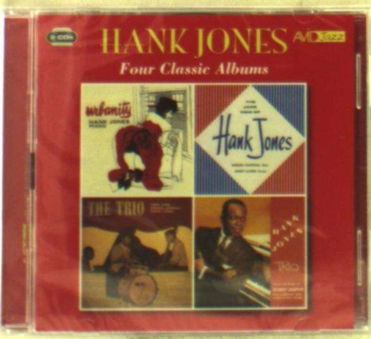 Hank Jones CD - Four Classic Albums (Urbanity / The Trio Of Hank Jones / The Trio With Guests / Trio - Plus The Flute Of Bobby Jaspar)