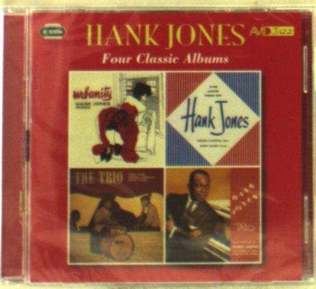 Hank Jones CD - Four Classic Albums (Urbanity / The Trio Of Hank Jones / The Trio With Guests / Trio - Plus The Flute Of Bobby Jaspar)