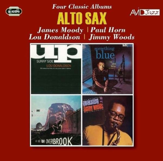 James Moody / Paul Horn / Lou Donaldson / Jimmy Woods CD - Alto Sax - Four Classic Albums (Last Train From Overbrook / Something Blue / Sunny Side Up / Awakening!)