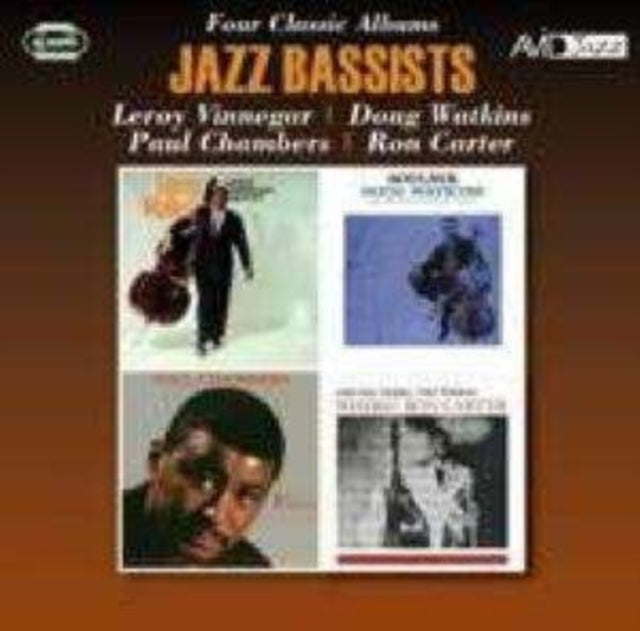 Leroy Vinnegar / Doug Watkins / Paul Chambers / Ron Carter CD - Jazz Bassists - Four Classic Albums (Leroy Walks! / Soulnik / 1St Bassman / Where?)