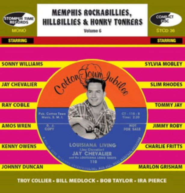 Various Artists CD - Memphis Rockabillies. Hillbillies & Honky Tonkers Volume 6