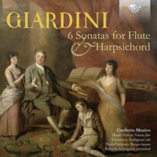 Conserto Musico / Mario Folena / Francesco Galligioni / Paola Frezzato / Roberto Loreggian CD - Giardini: 6 Sonatas For Flute & Harpsichord