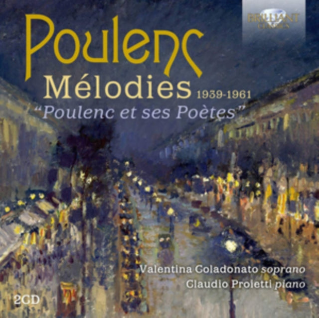 Valentina Coladonato / Claudio Proietti CD - Poulenc: Melodies