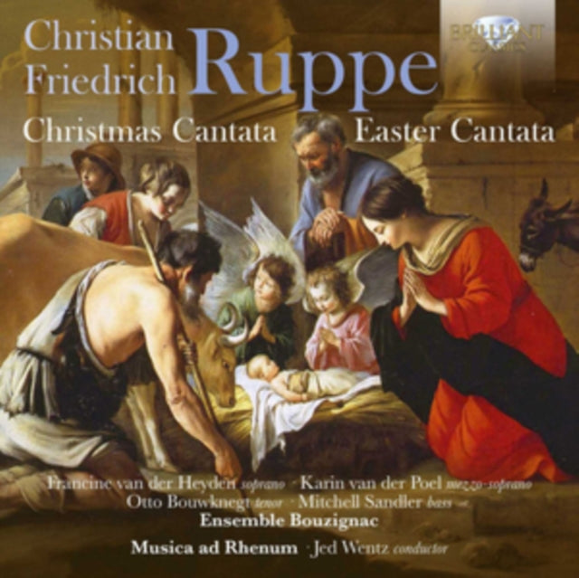 Musica Ad Rhenum / Jed Wentz / Ensemble Bouzignac CD - Ruppe: Christmas Cantata. Easter Cantata