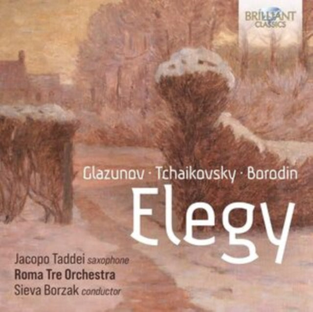 Jacopo Taddei / Roma Tre Orchestra / Sieva Borzak CD - Elegy: Music By Glazunov / Tchaikovsky / Borodin