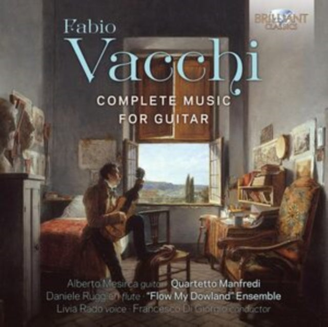 Alberto Mesirca / Quartetto Manfredi / Daniele Ruggieri / Flow My Dowland Ensemble / Livia Rado / Francesco Di Giorgio CD - Vacchi: Complete Music For Guitar