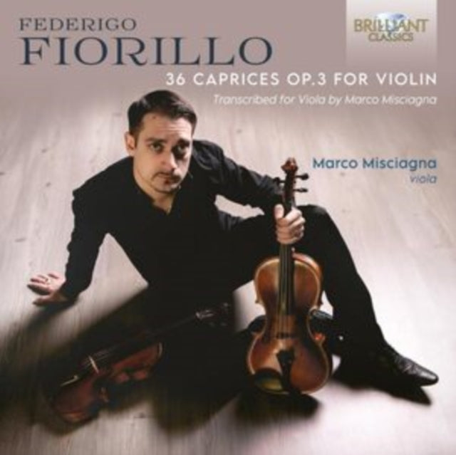 Marco Misciagna CD - Fiorillo: 36 Caprices Op.3 For Violin / Transcribed For Viola By Marco Masciagni